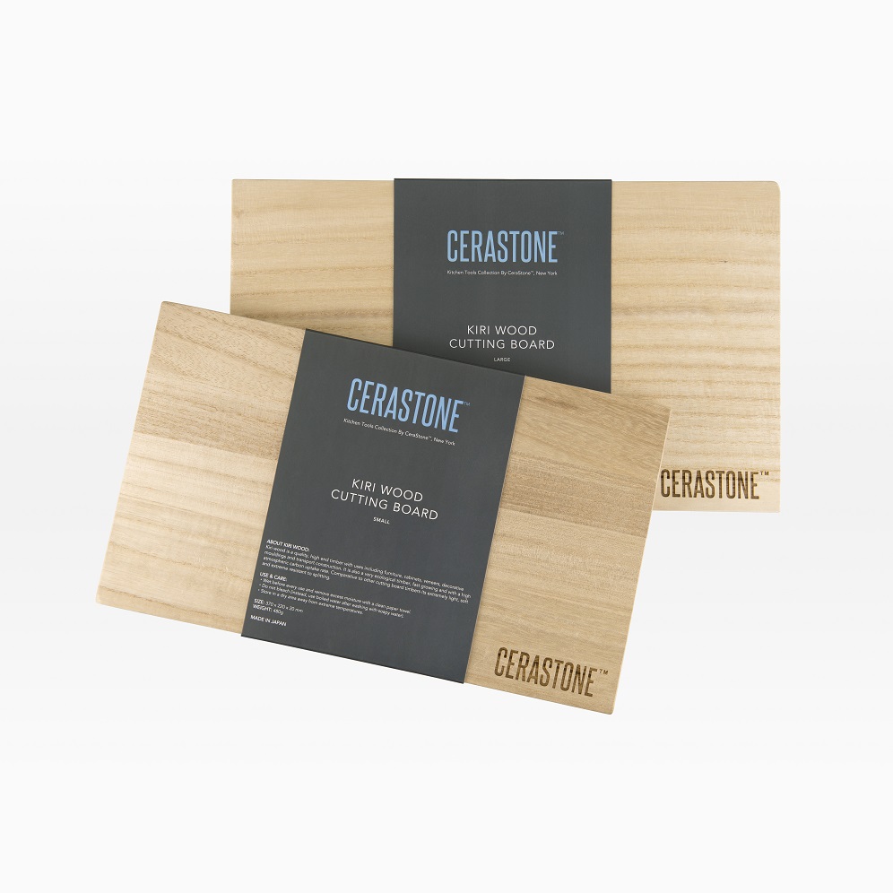 CeraStone™(セラストーン)桐製カッティングボード(まな板)